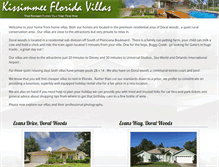 Tablet Screenshot of kissimmeefloridavillas.com